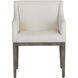 Malik Ash Grey / Linoso Ivory Dining Armchair